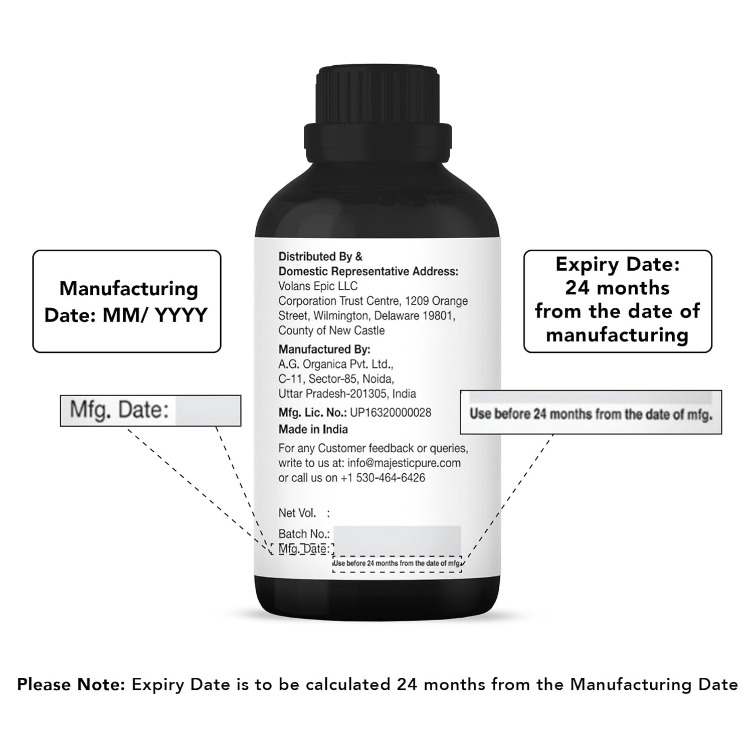 MAJESTIC PURE Oregano Essential Oil | 100% Pure and Natural Oregano Oil | Premium Grade Essential Oils for Hair Care, Home Diffusers, Skin, Aromatherapy, Massage and Humidifiers | 4 Fl Oz 24hrsmart